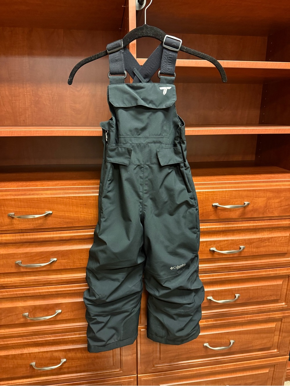 Columbia Holcomb Grobe Bib Black Overalls (see description)